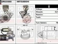 Electromotor MITSUBISHI Canter DELCO REMY DRS3088