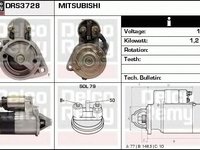 Electromotor MITSUBISHI SPACE STAR DG A DELCOREMY DRS3728