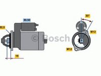 Electromotor MULTICAR M25 BOSCH 0986016240