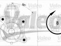 Electromotor NISSAN KUBISTAR caroserie (X80) (2003 - 2016) VALEO 458179