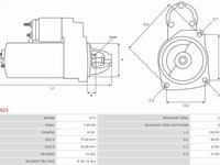 Electromotor NISSAN MAXIMA QX A32 AS-PL S2023