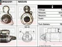 Electromotor NISSAN MICRA II K11 DELCOREMY DRS2291