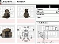 Electromotor NISSAN MICRA II K11 DELCOREMY DRS3946
