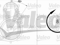 Electromotor NISSAN MICRA II K11 VALEO 455984 PieseDeTop