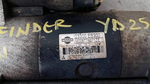 Electromotor nissan pathfinder 2006 2.5 dci yd25 23300eb300