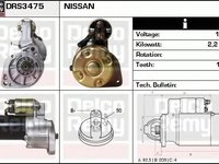 Electromotor NISSAN PRIMERA Hatchback P11 DELCOREMY DRS3475