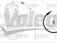 Electromotor NISSAN PRIMERA P10 VALEO 455583