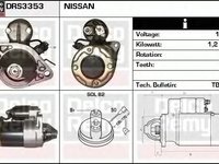 Electromotor NISSAN PRIMERA Traveller WP11 DELCOREMY DRS3353