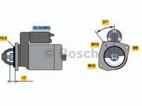 Electromotor NISSAN QASHQAI / QASHQAI +2 (J10, JJ10) (2007 - 2016) Bosch 0 986 023 530