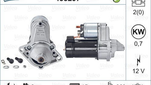 Electromotor OPEL AGILA A H00 VALEO 433297