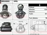 Electromotor OPEL ASTRA F 56 57 DELCOREMY DRS4860N