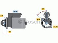 Electromotor OPEL ASTRA G combi F35 BOSCH 0986019361