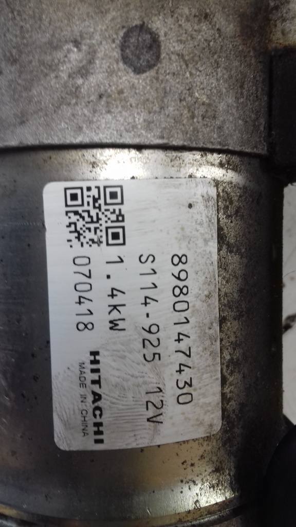ELECTROMOTOR OPEL ASTRA H 1.7CDTI Z17DTR