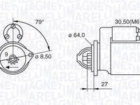 Electromotor OPEL ASTRA H caroserie L70 MAGNETI MARELLI 063521074370