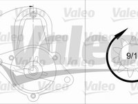 Electromotor OPEL ASTRA H TwinTop L67 VALEO 458188
