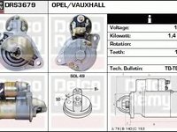 Electromotor OPEL ASTRA J DELCOREMY DRS3679