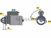 Electromotor OPEL CORSA B STATION WAGON (F35) (1999 - 2016) Bosch 0 986 017 120