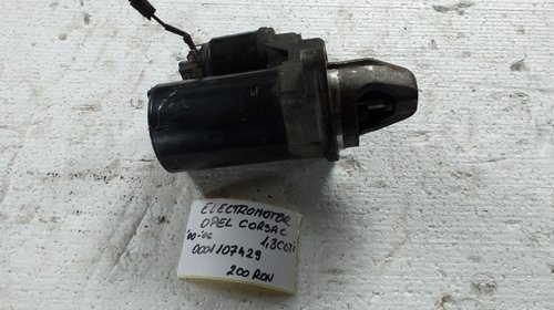 ELECTROMOTOR OPEL CORSA C 1,3 CDTI 0001107429