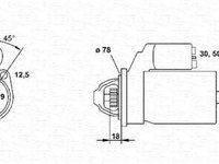 Electromotor OPEL FRONTERA A 5 MWL4 MAGNETI MARELLI 943251061010