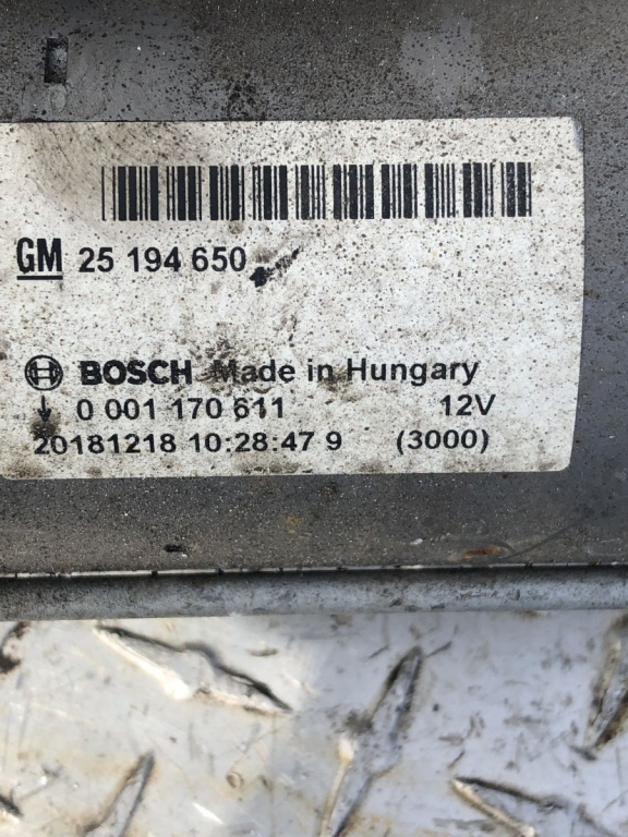 Electromotor Opel Mokka X 1.4 Turbo Cod 