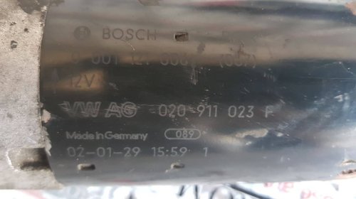 Electromotor original Bosch Seat Ibiza II 6K 1.6 i 75/101 CP 020911023f 0001121006