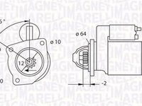 Electromotor PEUGEOT 206 CC 2D MAGNETI MARELLI 063523622010