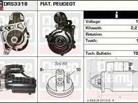 Electromotor PEUGEOT 406 8B DELCOREMY DRS3318