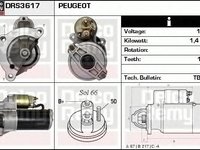 Electromotor PEUGEOT BOXER caroserie 230L DELCOREMY DRS3617