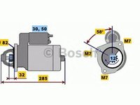 Electromotor PEUGEOT J5 caroserie 290L BOSCH 0001218020