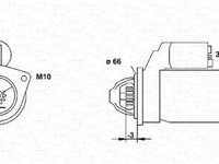 Electromotor RENAULT 25 B29 MAGNETI MARELLI 943251125010