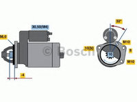 Electromotor RENAULT AVANTIME (DE0_) (2001 - 2003) Bosch 0 986 020 141