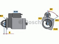 Electromotor RENAULT AVANTIME (DE0_) (2001 - 2003) Bosch 0 986 018 860