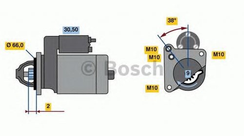 Electromotor RENAULT KANGOO Express FC0 1 BOS