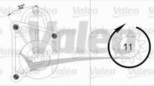 Electromotor RENAULT KANGOO KC0/1 VALEO 45593