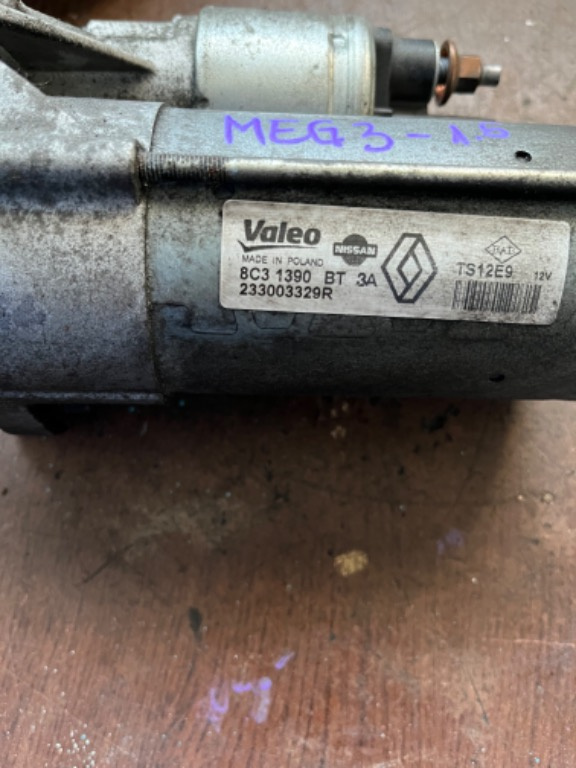 Electromotor Renault megane 3 1.5 dci co