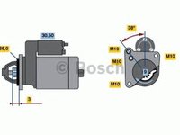 Electromotor RENAULT MEGANE I BA0 1 BOSCH 0001107047