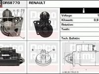 Electromotor RENAULT MEGANE I Cabriolet EA0 1 DELCOREMY DRS8770