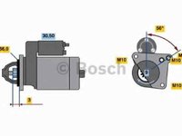 Electromotor RENAULT MEGANE I Classic LA0/1 BOSCH 0 986 018 360