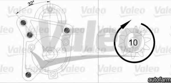 Electromotor RENAULT MEGANE Scenic JA0/1 VALEO 455738