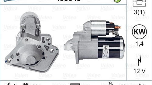 Electromotor RENAULT SYMBOL I LB0 1 2 VALEO 4