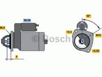 Electromotor RENAULT TRAFIC II bus JL BOSCH 0986018860