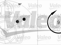 Electromotor RENAULT TRAFIC II bus JL VALEO 458196