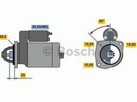 Electromotor RENAULT TRUCKS G BOSCH 0986022990