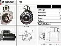 Electromotor RENAULT TRUCKS Midliner DELCO REMY DRS0960