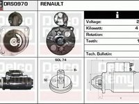 Electromotor RENAULT TRUCKS Premium DELCO REMY DRS0970