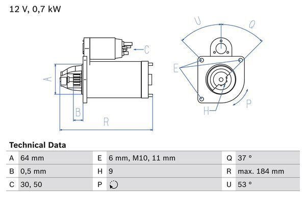Electromotor # Renault Twingo 1.2 i [c06] 16v [c060] benzina 60cp/44kw D4F 708 2004 2005 2006 2007 # 0 986 017 840 # BOSCH