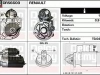 Electromotor RENAULT TWINGO I C06 DELCOREMY DRS6600