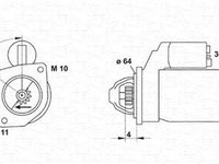 Electromotor RENAULT TWINGO I C06 MAGNETI MARELLI 943253113010