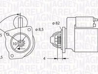 Electromotor SAAB 9-5 combi YS3E MAGNETI MARELLI 063523625010