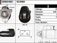 Electromotor SCANIA 4 - series DELCO REMY DRS2480